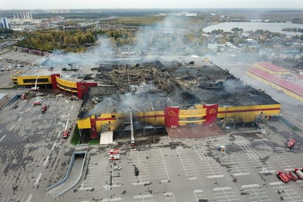 Сгоревший на МКАД рынок «Синдика» экс-президента Кабардино-Балкарии был застрахован (и перестрахован) на крупную сумму