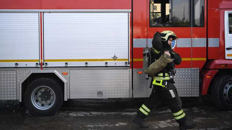 В Петербурге загорелся туристический автобус