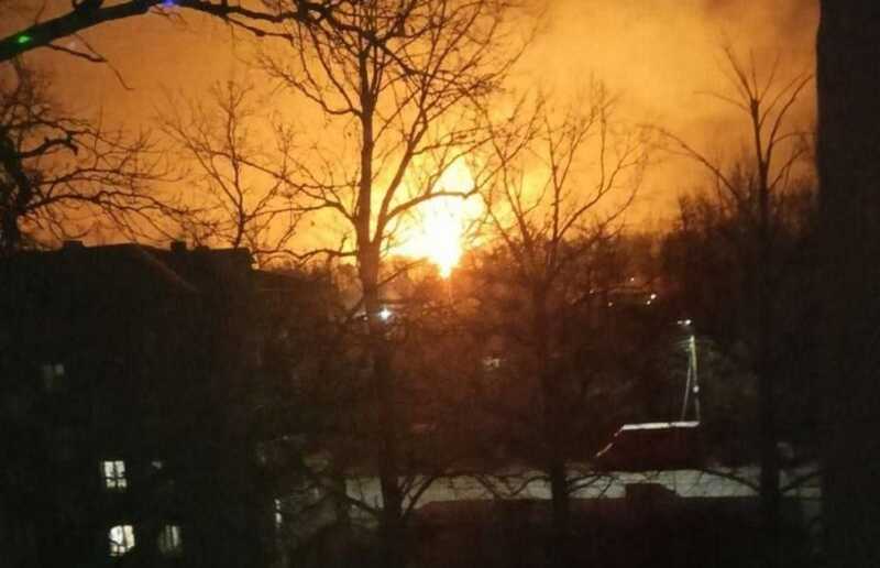 В Тамбовской области на пороховом заводе раздался взрыв и начался пожар
