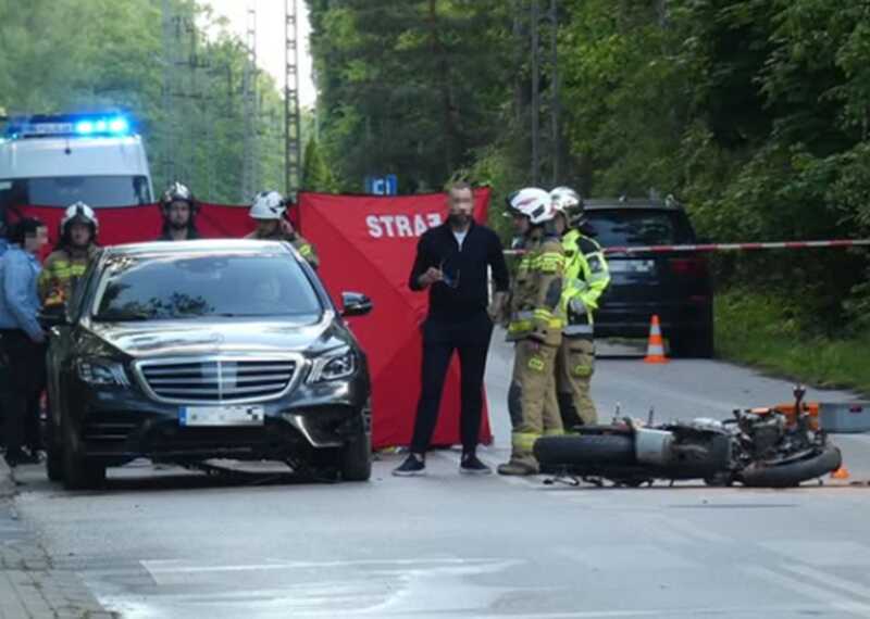 Под Варшавой в результате аварии с участием Porsche и мотоцикла погибла гражданка Украины