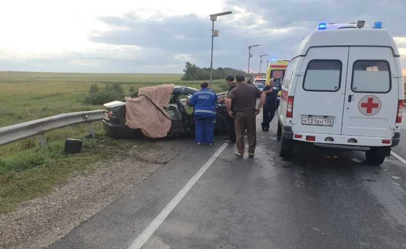 Под Волгоградом произошло массовое ДТП с фурами, в результате которого погибли два ребенка