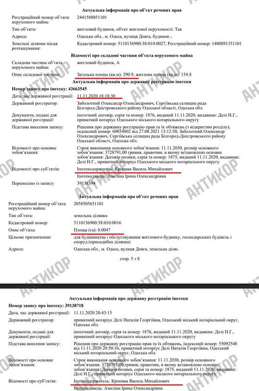 Родители заместителя главы Одесской ОГА Сергея Кропивы резко разбогатели параллельно с карьерой сына